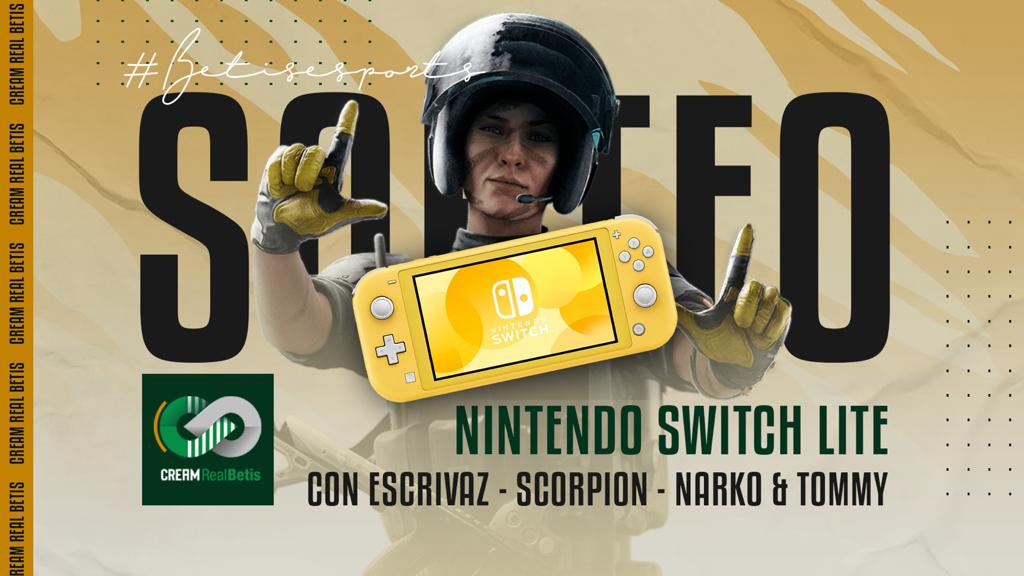 📢SORTEO DE UNA NINTENDO SWITCH LITE🚨

🟢Nueva etapa, nuevos colores⚪️

Para empezar esta nueva etapa, queremos sortear una Nintendo Switch para nuestros seguidores.

⬇️Muy IMPORTANTE cumplir TODOS los requisitos⬇️

➡️gleam.io/byJyu/sorteo-n…⬅️

MUCHA SUERTE🍀
#BetisEsports 💚