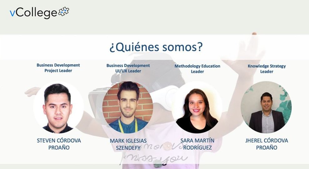 vCollege_'s tweet photo. Desde vCollege queremos agradecer a todo el equipo de Startup Olé Accelerator y sus mentores por el premio a la mejor idea #edtech . 
La educación de calidad y accesible es un derecho y trabajamos duro para que así sea, recordar que creer y crear van de la mano.
#Tecnología #VR https://t.co/q0qJmaARqE