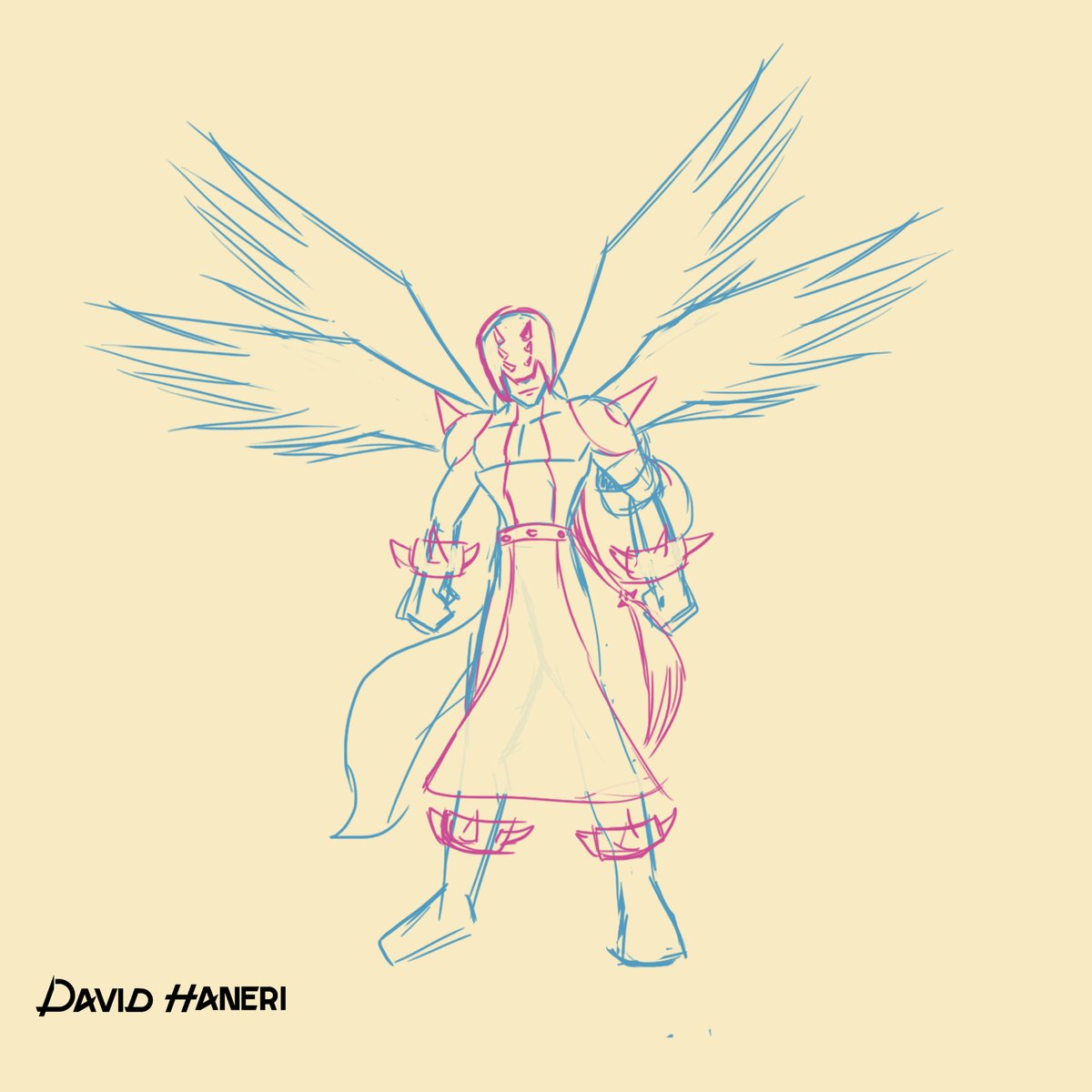 DavidHaneri's tweet image. #Sketch
This is my reinterpretation of how #Angemon and #Ankylomon Fusion should be

#デジモン #digimonadventure #Digimon #digimon02 #Draw #Art #fanart #sketchdrawing #digitalart #digitalFanart #Drawing