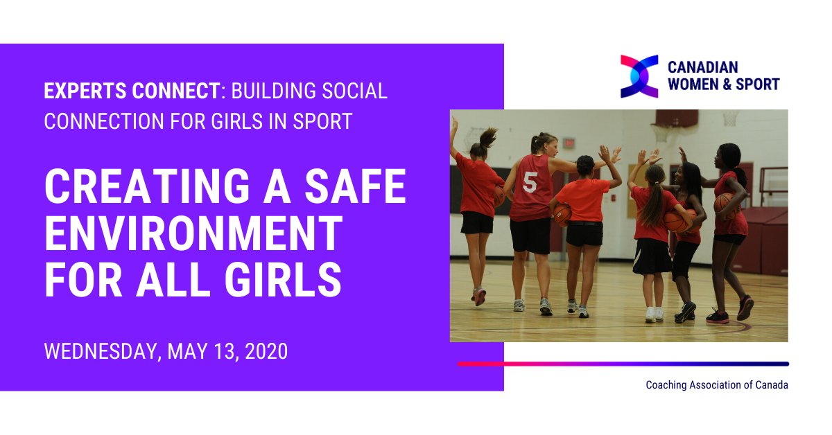 WomenandSportCA's tweet photo. Join us this Wednesday for the next webinar in our #ExpertsConnect series! We'll be chatting with @FlagsofGloryTO about how to be inclusive and prioritize social connection in a virtual setting, particularly for LGBTQI2S+ participants. Register here: https://t.co/WaWcTXpKKr https://t.co/7CRNfuUuXW