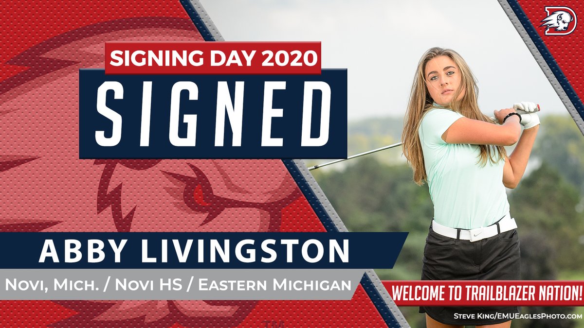 UtahTech_Sports's tweet photo. WGOLF: Welcome Abby Livingston to the Dixie State Trailblazers Family! @DixieWGolf #DixieBlazers #WACgolf #FirstDISigningClass https://t.co/tHcnXN9sfs