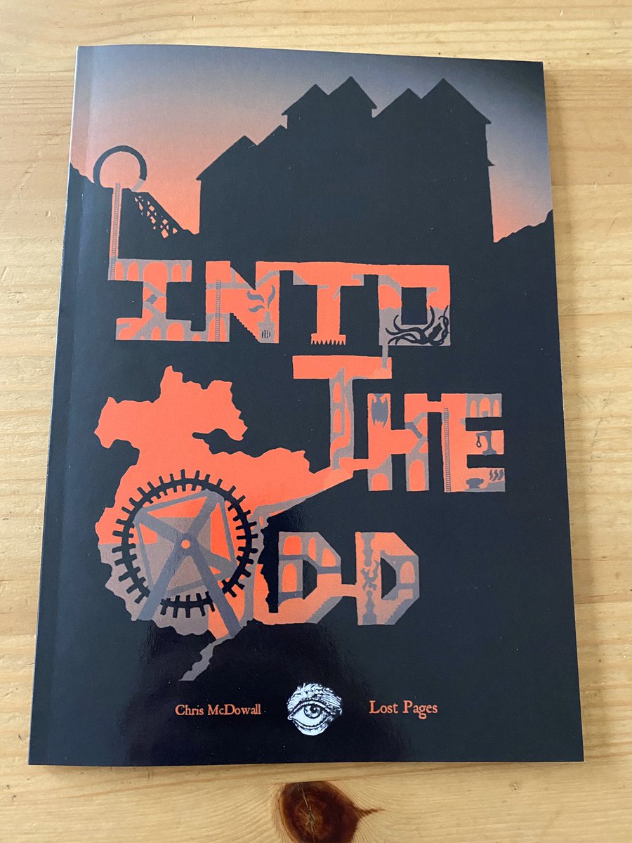 Into the odd by  @bastionland is a Rule set that uses its simplicity to allow players to adventure into, well, the odd. Cue cosmic mishaps, horrors, hazards, and risk/reward OSR adventures. 5/9