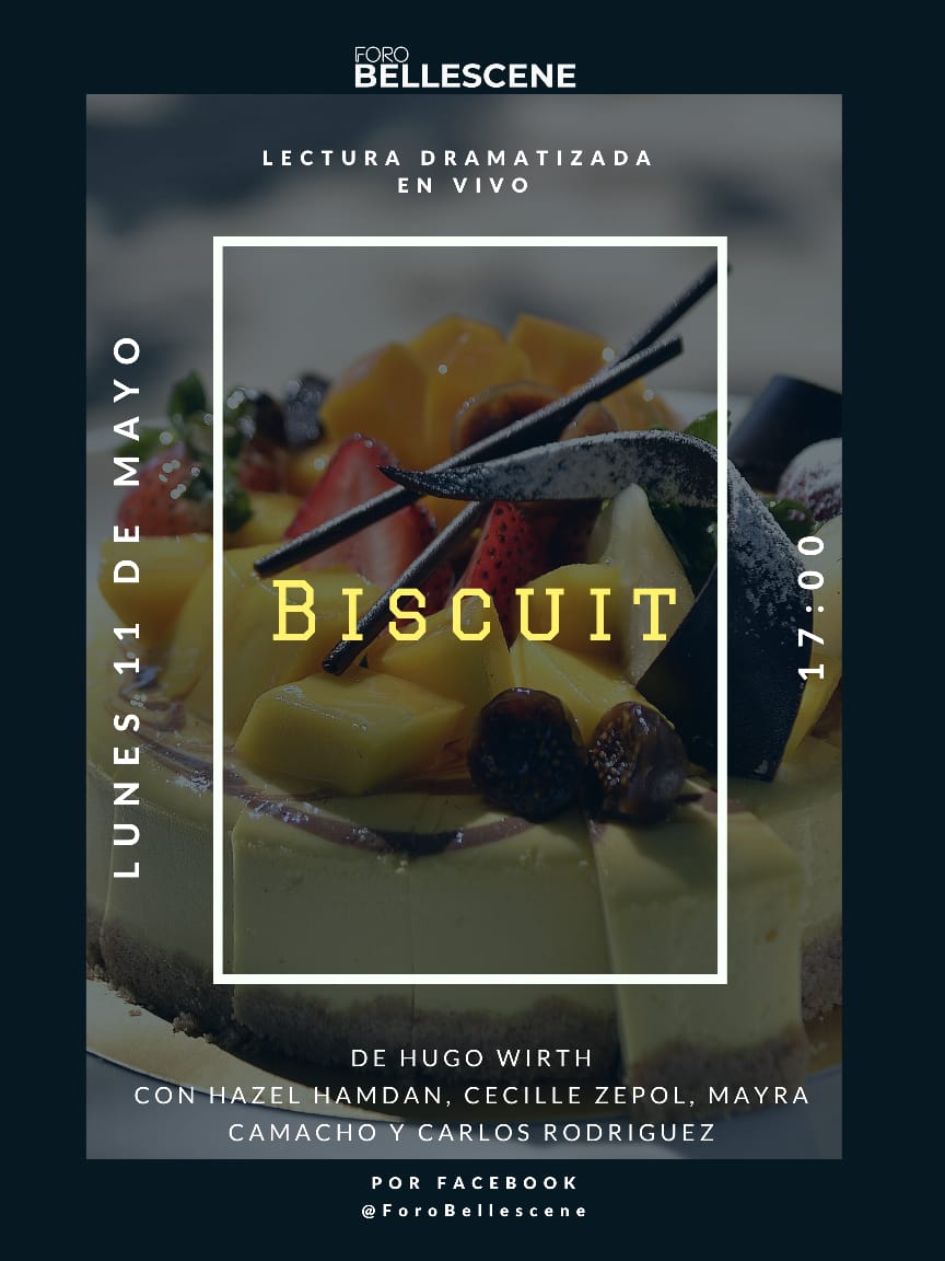 ForoBellescene's tweet photo. Iniciamos hoy lunes en @ForoBellescene con la lectura dramatizada de: "Biscuit" de Hugo Wirth a través de las redes del espacio.
Conectate a las 17:00 horas
#comunidadBellescene #ForoBellesceneDigital #LecturaDramatizada #HugoWirth #teatro #sefuertemexico https://t.co/1yVmTQZ10d