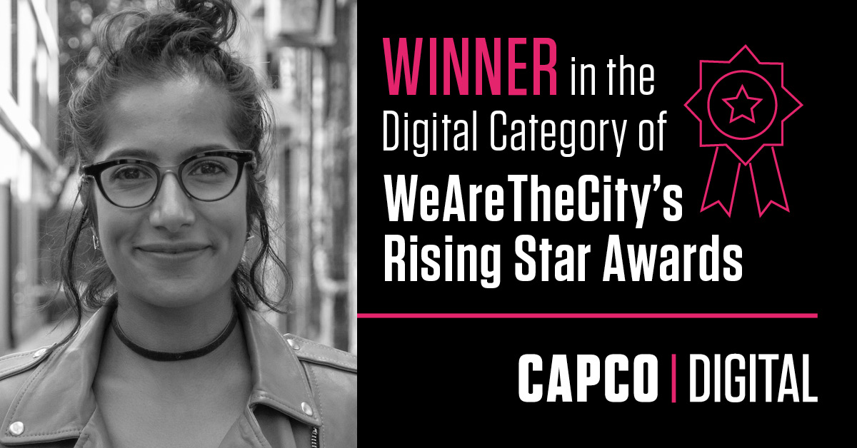 Congratulations to <a href="/DrRadhikaPatel/">Radhika Patel</a> for being named in the top 5 winners of the #Digital category of <a href="/WATC_Updates/">WATC</a> Rising Star Awards. This is a great accolade for one of our inspirational <a href="/Capco/">Capco</a> experts! Well done, Radhika! #watctop100 #BYAW 

okt.to/HUI3O9