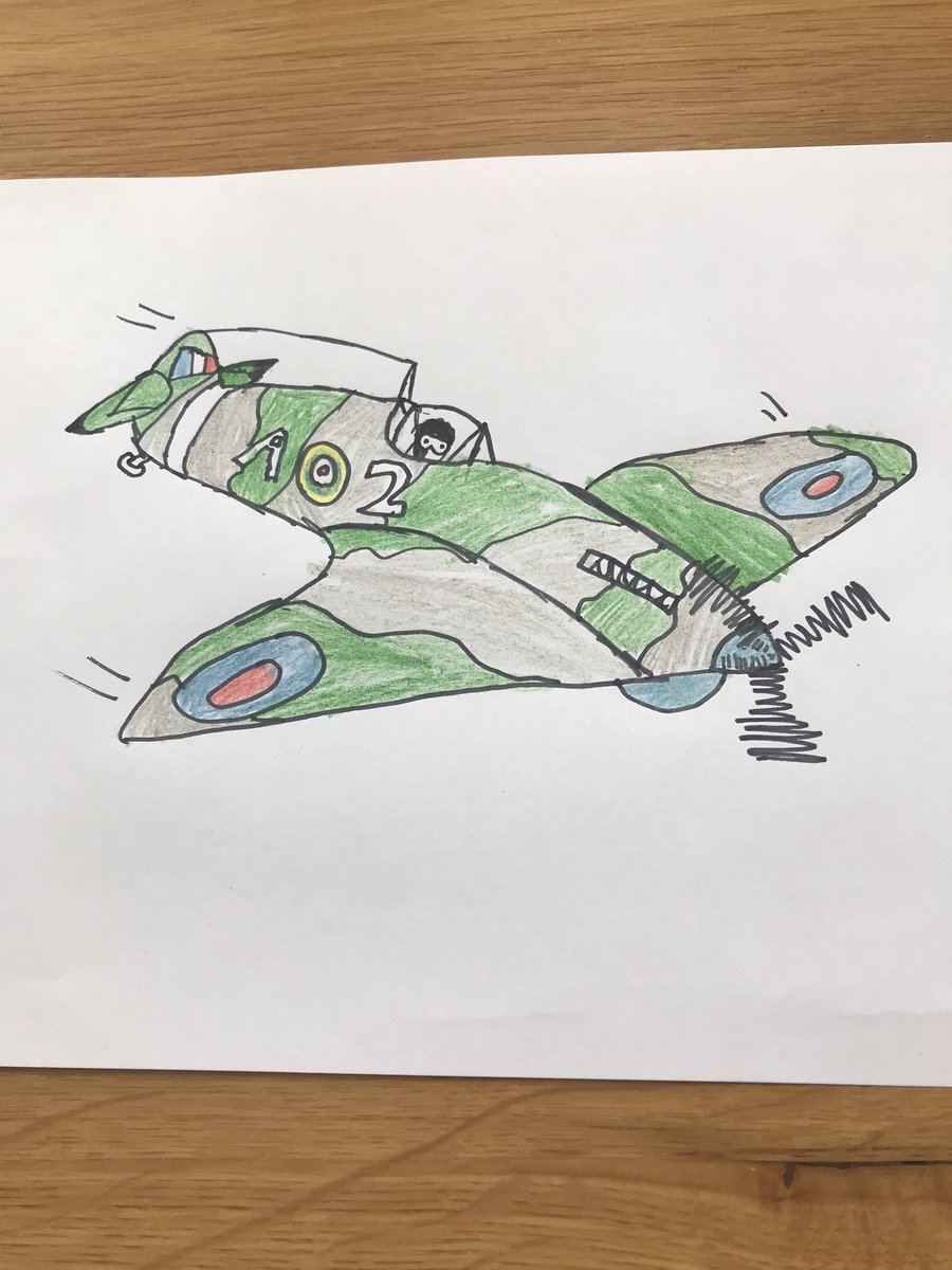 HannieRb5's tweet photo. @LavenhamPrimary Jake’s spitfire drawing #eaglestakeover https://t.co/XkcmnbHxvB