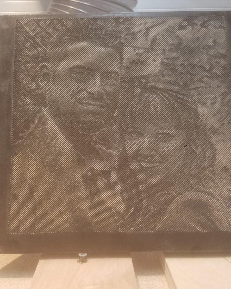 LagunaTools's tweet image. Photo engraving made with an engraving bit, Photo VCarve Software, and a Laguna Swift 4x4! 
Project and image by Joe Cecilio
#photoengraving #cnc #lagunaswift #vcarve