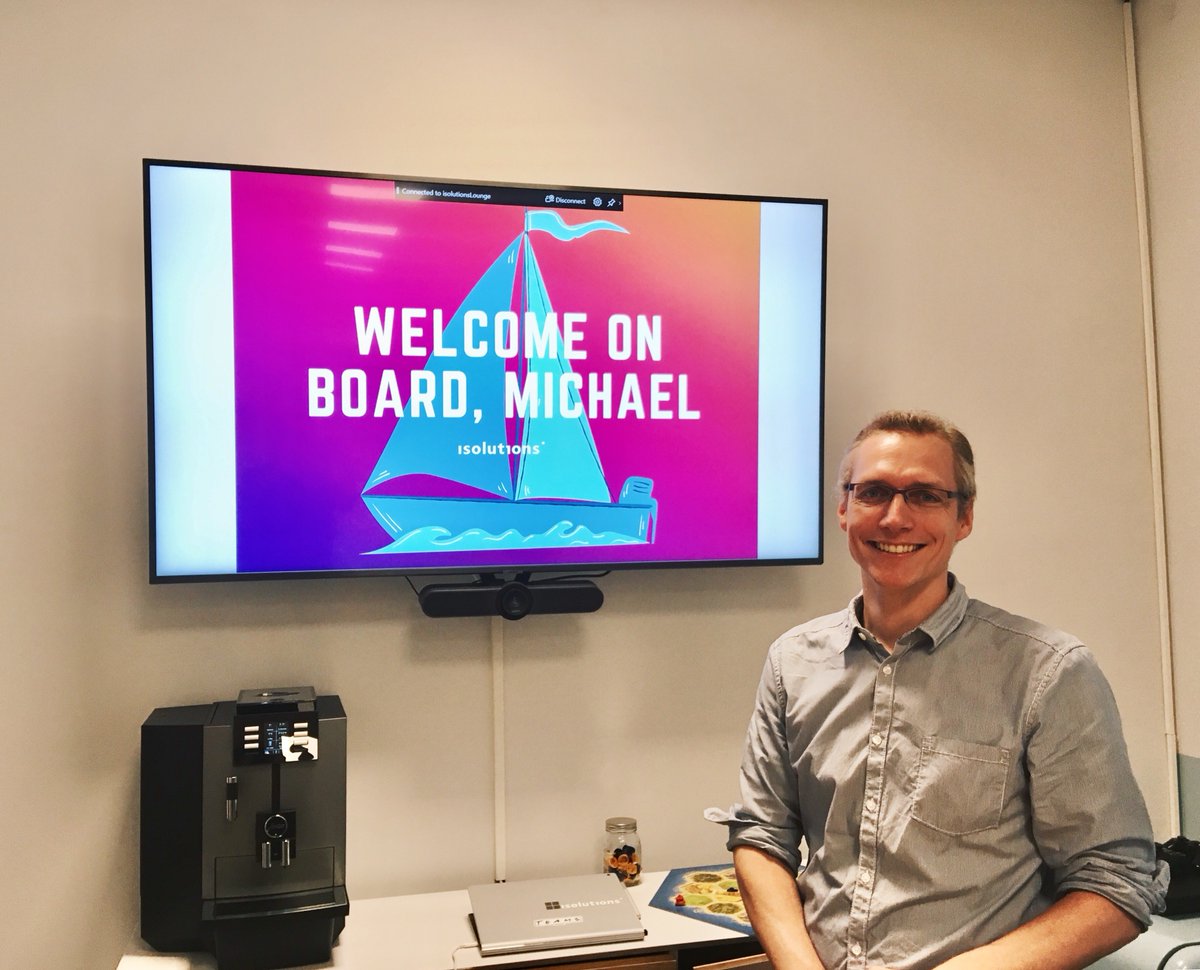 isolutions_bcn's tweet photo. Welcome on board, Michael! ⛵️
We are delighted to have you in the team as the first Test Manager in the history of isolutions! 🎉
#workinbarcelona #techjobs #technology https://t.co/21N36NCgYY