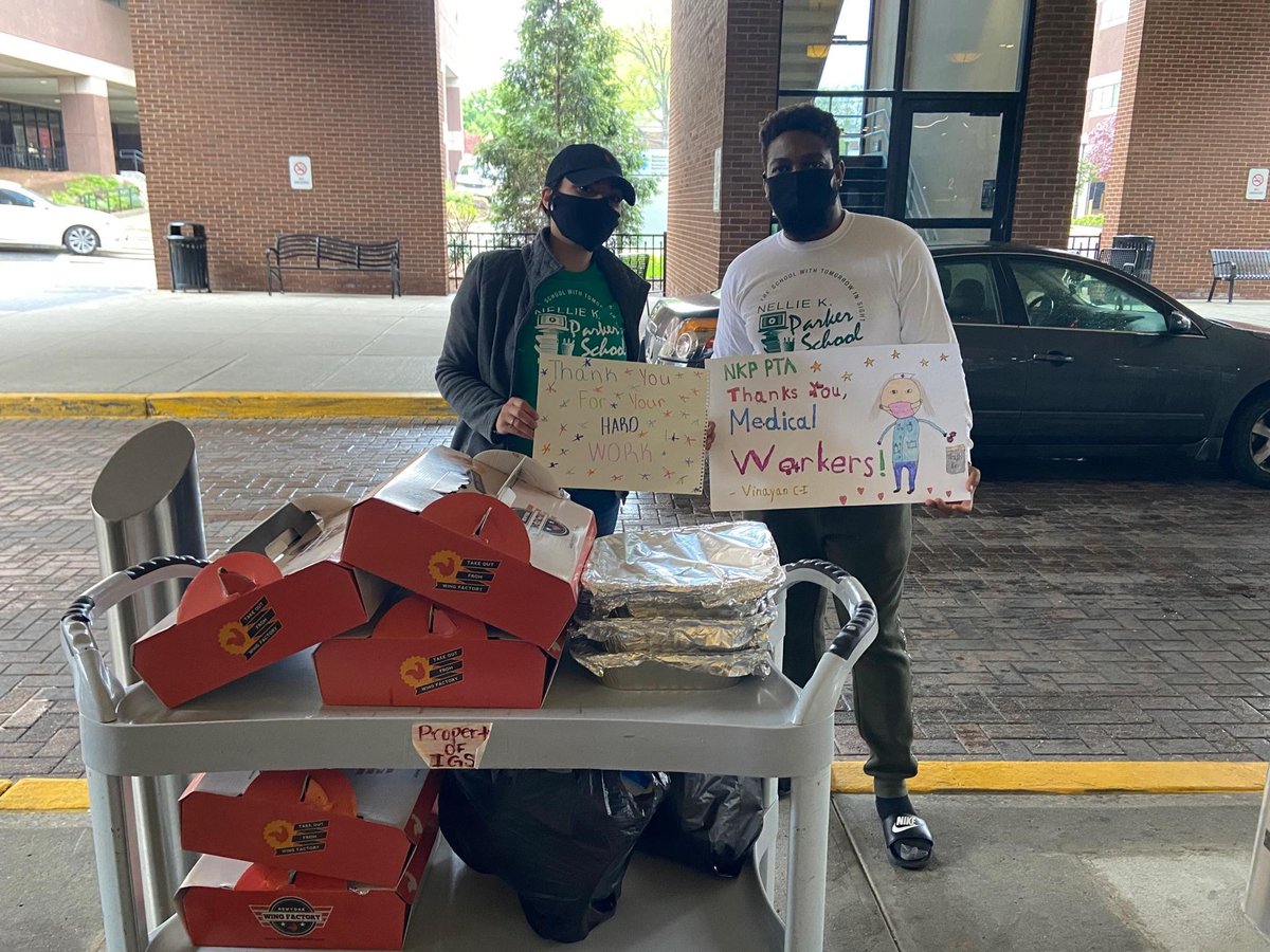 The NKP PTA organized a fundraiser to help feed Hackensack and Englewood Hospital health care workers! #NKPStrong #CometStrong <a href="/robsanchez23/">Robert Sanchez</a> #WeAreNKP #HPSComets