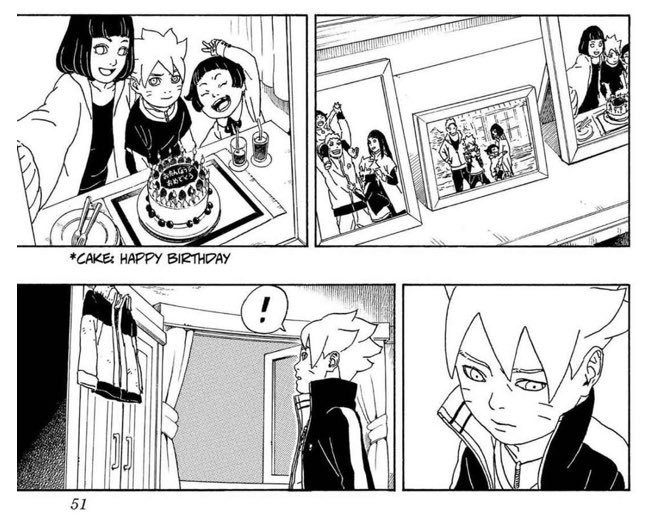 As a small kid, Boruto adored his family, especially his father. Then Naruto became Hokage and had less time for them. To gain back his father’s attention, Boruto started to act out and was full of anger.