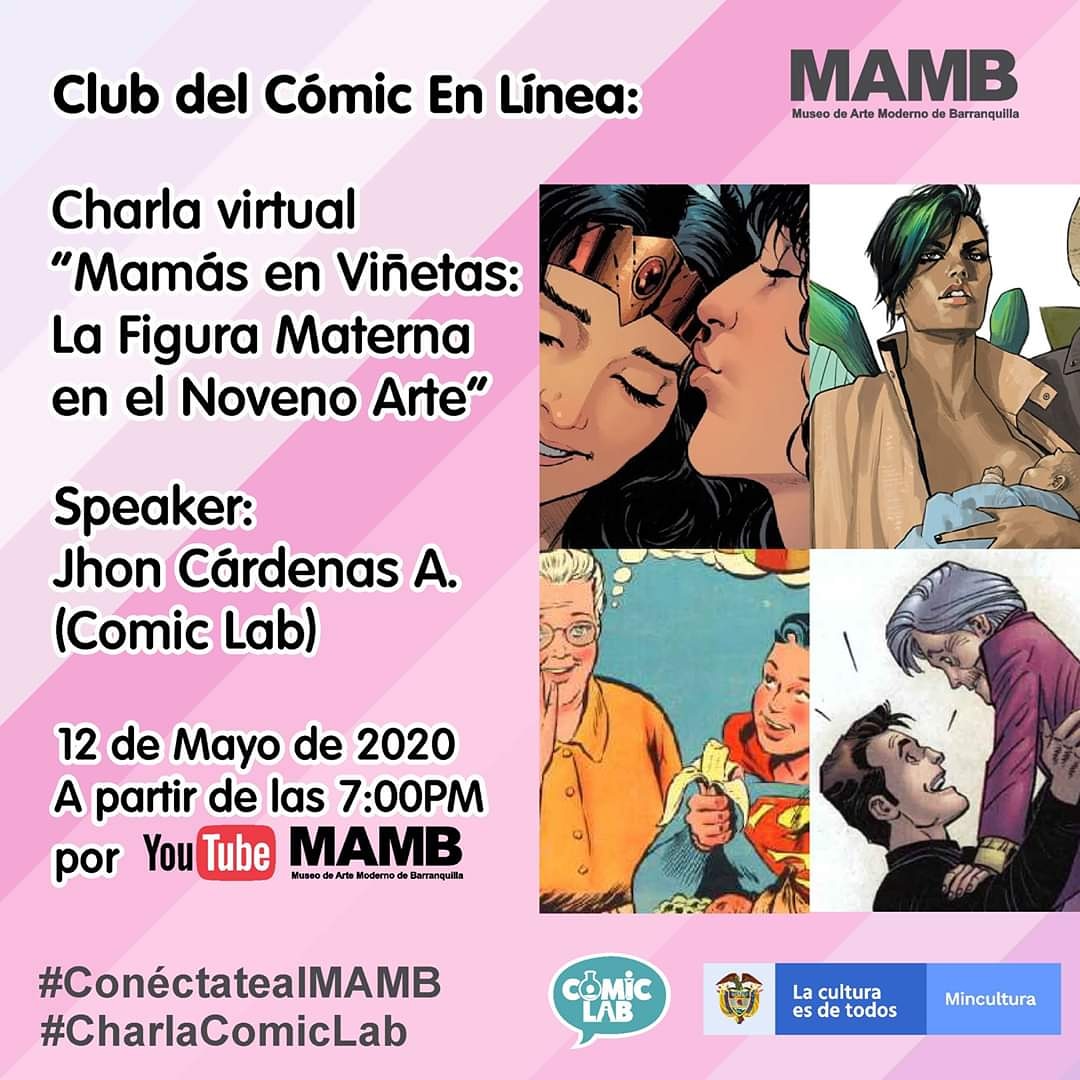 ComicLab_Col's tweet photo. Los invitamos HOY 11 de mayo al podcast "Pensar el cine después de la pandemia" a las 8pm por Facebook Live de Arquetipos Sincronizados y mañana 12 de mayo a la charla "Mamás en Viñetas" vía YouTube del @MAMB_Bquilla a las 7pm. Los esperamos!!
#AgendaCómicCol #ComicLab https://t.co/Qy0e8uKB7r