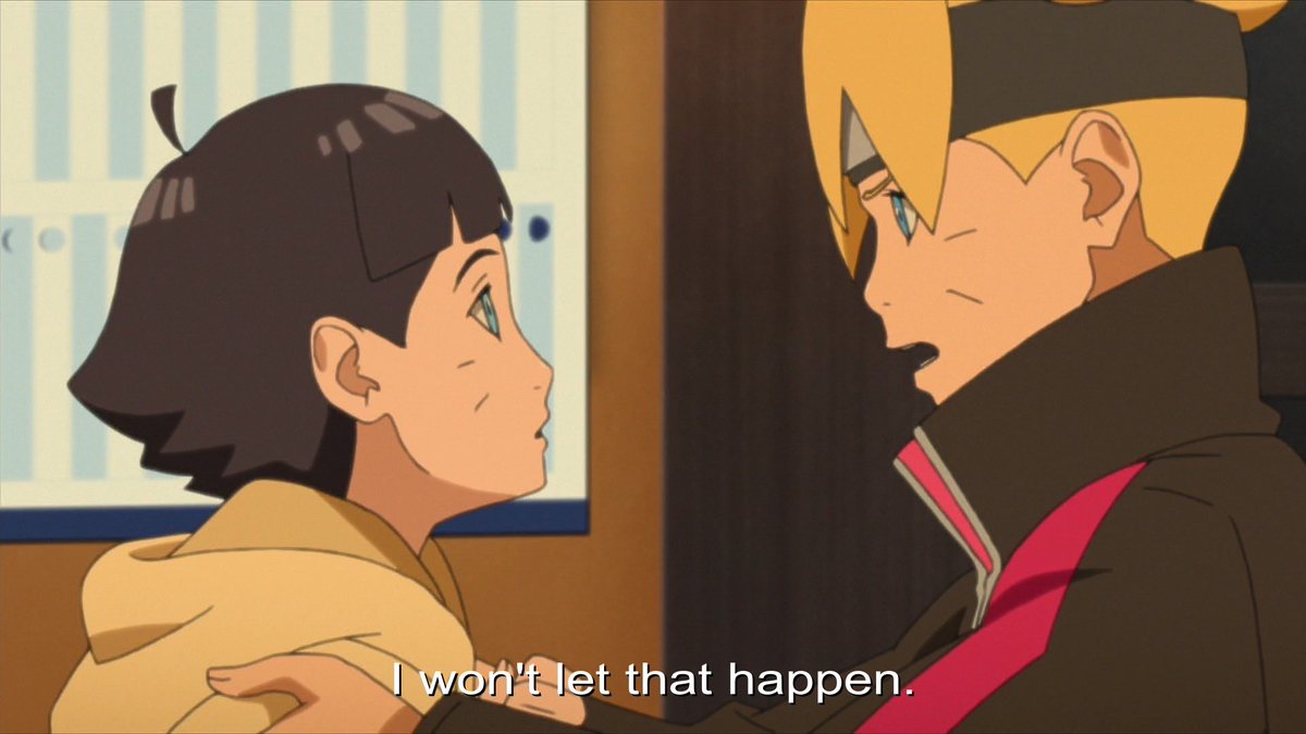 Now, he wasn’t only upset for himself but for Himawari in particular. In his eyes, the whole family suffered from Naruto’s actions. We know Naruto missed at least two of his birthdays and yet he didn’t really say anything until Himawari’s birthday.