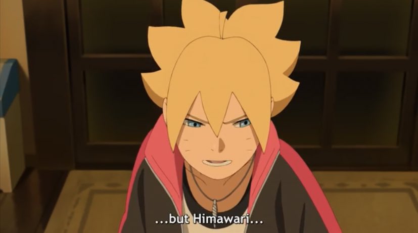 Now, he wasn’t only upset for himself but for Himawari in particular. In his eyes, the whole family suffered from Naruto’s actions. We know Naruto missed at least two of his birthdays and yet he didn’t really say anything until Himawari’s birthday.
