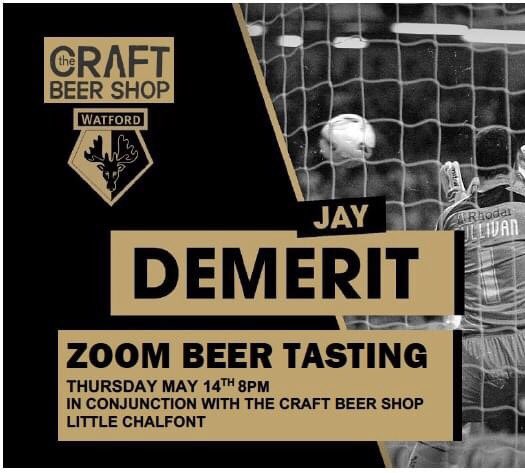 craftbeershops's tweet photo. Join us and Watford FC legend Jay DeMerit for a beer tasting and trivia quiz night this Thursday on Zoom #watfordfc #watford #watfordfans #CraftBeer #beertasting https://t.co/98nNAWWWOZ