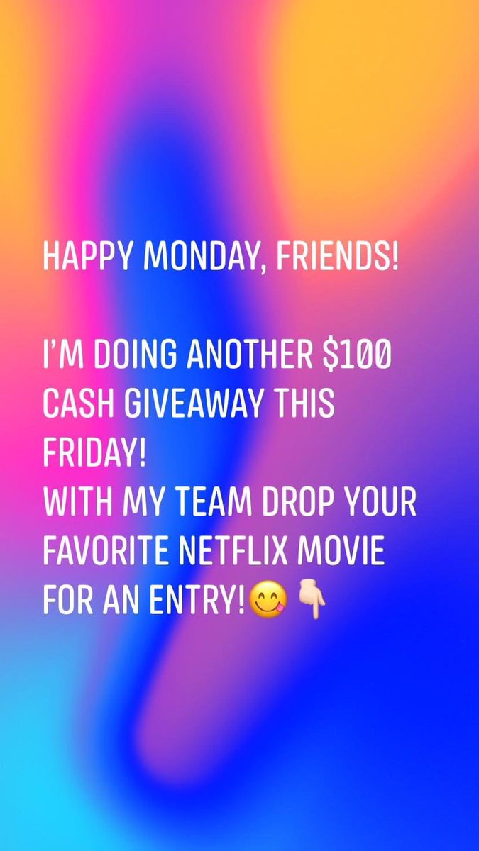 Beauty_Beyond15's tweet photo. happy Monday, friends!

I’m doing another $100 CASH giveaway this Friday!
With my team Drop your favorite NetFlix Movie for an entry!😋👇🏻 https://t.co/xilnt7maxc