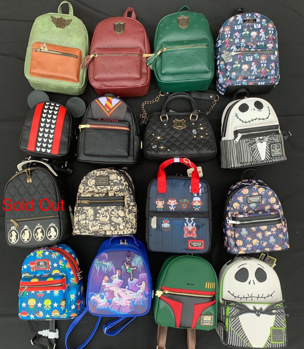 EpicGeekShop's tweet image. #Loungefly bags in stock! Message for pricing. Pricing starts at $65 plus shipping. US shipping only.