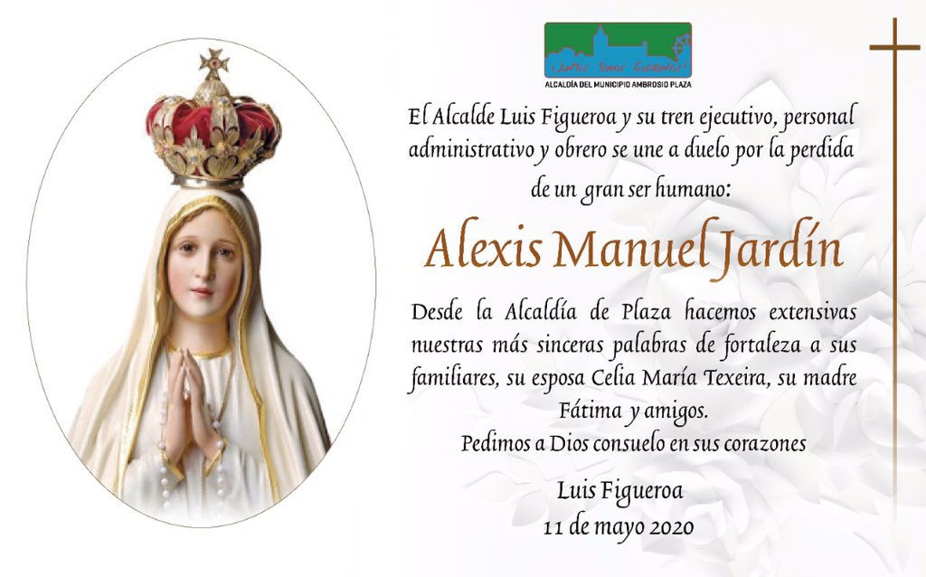 luiscarPSUV's tweet photo. En honor de quien en vida fue claridad meridiana para sus familiares, amigos y allegados. Dios los guarde en su gloria y lo regocijé en medio de tantas dificultades. Paz a sus Restos y máxima solidaridad a su familia. Descansa en Paz Alexis. https://t.co/za78bWQakN