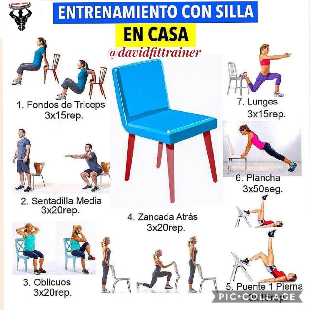 mayogastro's tweet photo. Ejercicios muy sencillos que todos podemos hacer en casa. Solo necesitamos una silla y la voluntad para hacerlos. Tu salud depende de tí, de nadie más. Prevenir o Sufrir. https://t.co/JDFRtnYaQL