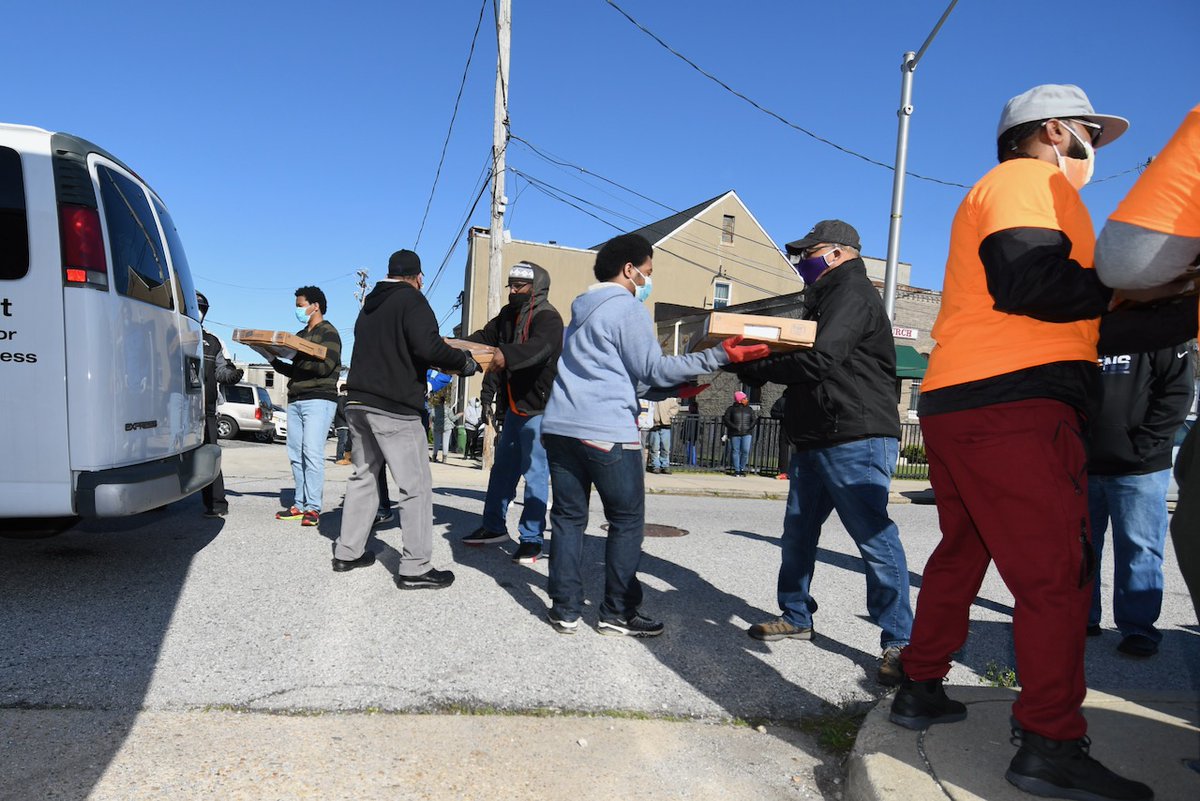 Spent a few hours on Saturday with <a href="/MdAgDept/">Maryland Department of Agriculture</a> Sec. Joe Bartenfelder &amp; <a href="/PerdueChicken/">Perdue Chicken</a> helping to distribute food donations to 40+ churches throughout the state. Thank you to Bishop J. L. Carter &amp; Ark Church in Baltimore for making this possible! #InThisTogether
