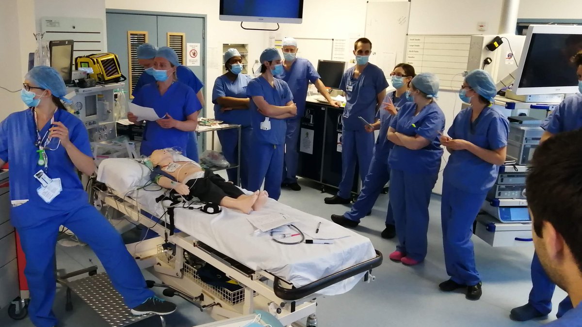 SimulationUHD's tweet image. Hamish, our #SimJunior, got out and about today. He helped out with some inter-professional education in theatres. @Venu_mehta1 @rob_wiltshire @Poole_Hospital @OpdPoole #Pediatric #Asthma. #IPE #MultiDisciplinary #Simulation #ODP #ScrubNurse #Anaesthetist @Laerdal_UK @IsimulateUk