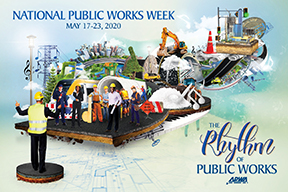 APWATWEETS's tweet photo. National Public Works Week starts NEXT WEEK! Get in the Rhythm of Public Works by joining in on the fun with our #NPWW How-To Guide! Share your proclamations, participate in #NPWW Social Media Spirit Week, Thank a #PublicWorksFirstResponder, and more: https://t.co/rxzlApbftR https://t.co/TaDOZfjfN9