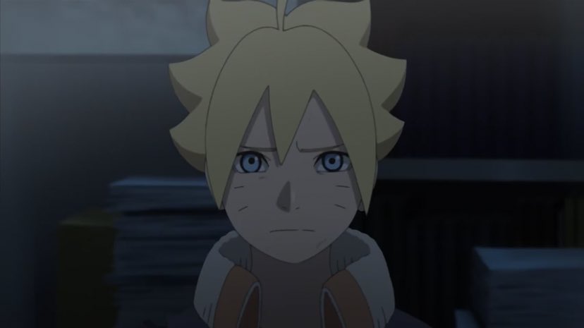 Now, Boruto is a bit of an over-thinker and self-sabotaging. While Naruto always been very confident in himself, Boruto can be terribly insecure. He fears failure.During the chunin exam, he would give up before even trying.