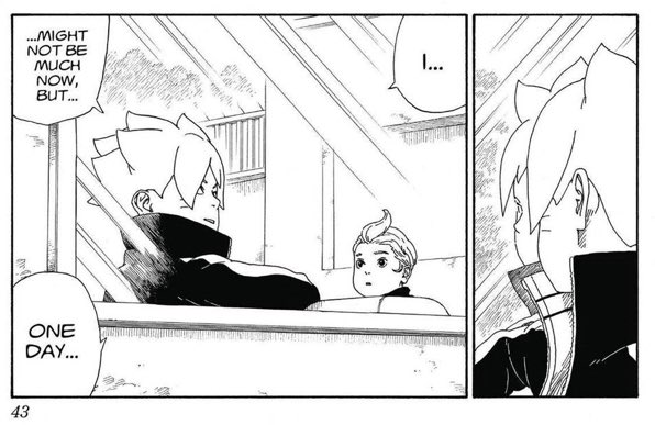 Overall, Boruto is more laid back and calm. He only wants to walk his own path in life and give the better of himself, regardless of others.