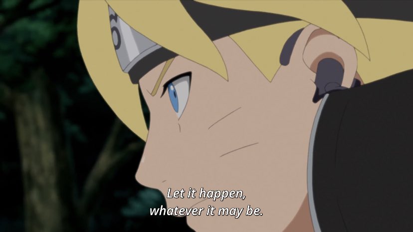 Overall, Boruto is more laid back and calm. He only wants to walk his own path in life and give the better of himself, regardless of others.