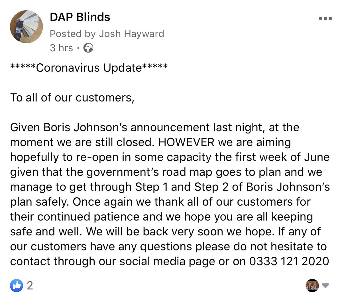 DAP Blinds Ltd (@dapblindsltd) on Twitter photo 