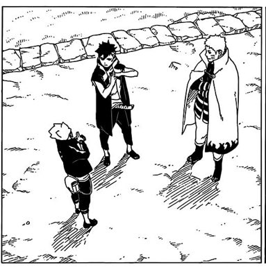 Indeed, with Naruto and Sasuke, it was a constant competition between the two (ex: tree training). While we saw Kawaki that Boruto is not really a competitive person. He doesn’t hesitate to help Kawaki during his training. At this point, he doesn’t mind Kawaki being stronger.