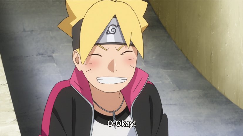 Like Hinata, Boruto can also be surprisingly shy. This kid blushes A LOT.