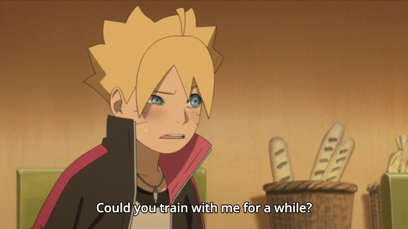 Like Hinata, Boruto can also be surprisingly shy. This kid blushes A LOT.