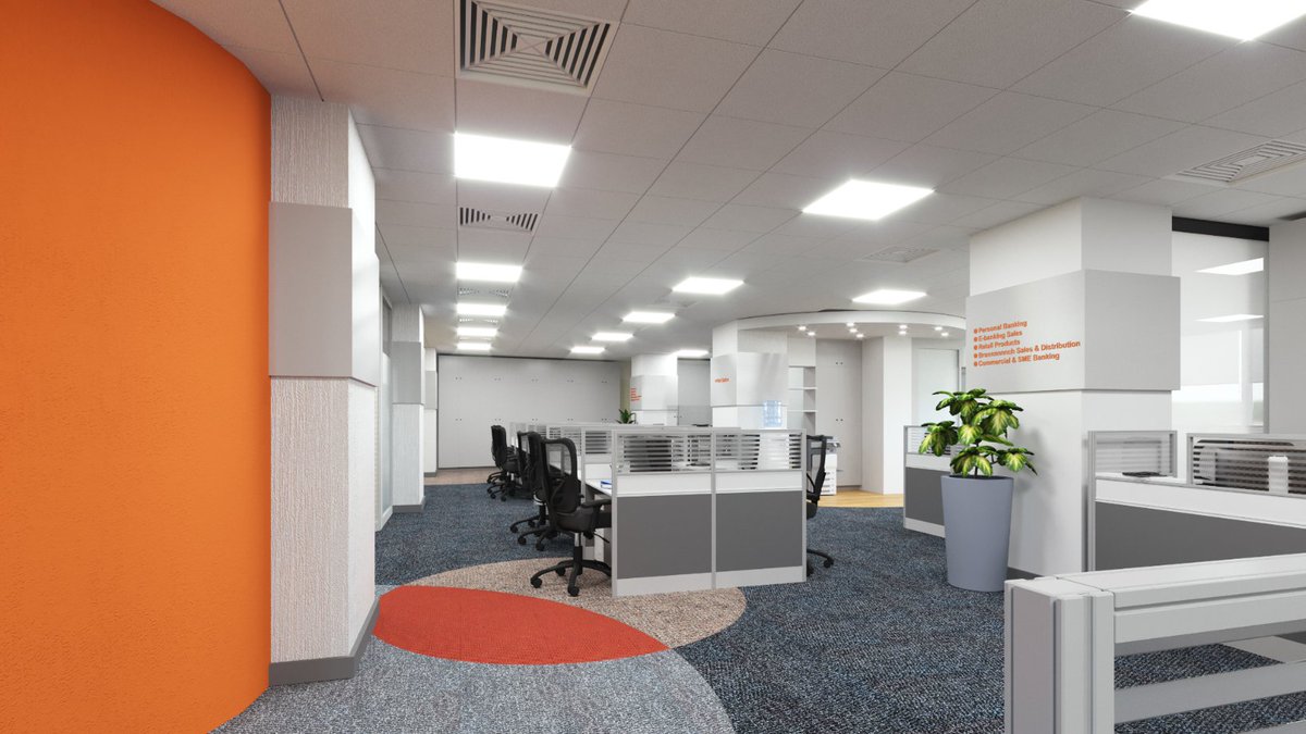 exp_diff's tweet photo. Office space interior design for Fidelity Bank Head Office, Accra. Visualised for Design Express, 2018.

#ArchVis #architecture #interiordesign #interior #design #Ghana #Accra #3d #TheExperienceDifferentProject https://t.co/qlgx0PI1ZD