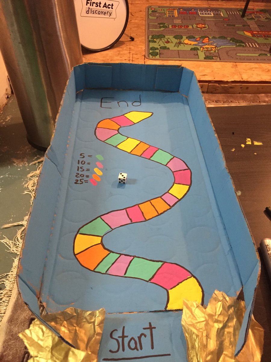 s___malik's tweet photo. So many amazing ideas were submitted last week as students developed “quarantine” board games to play with their families using ONLY the materials they had at home. All while explaining and testing probabilities! https://t.co/OMJlqIoSRv