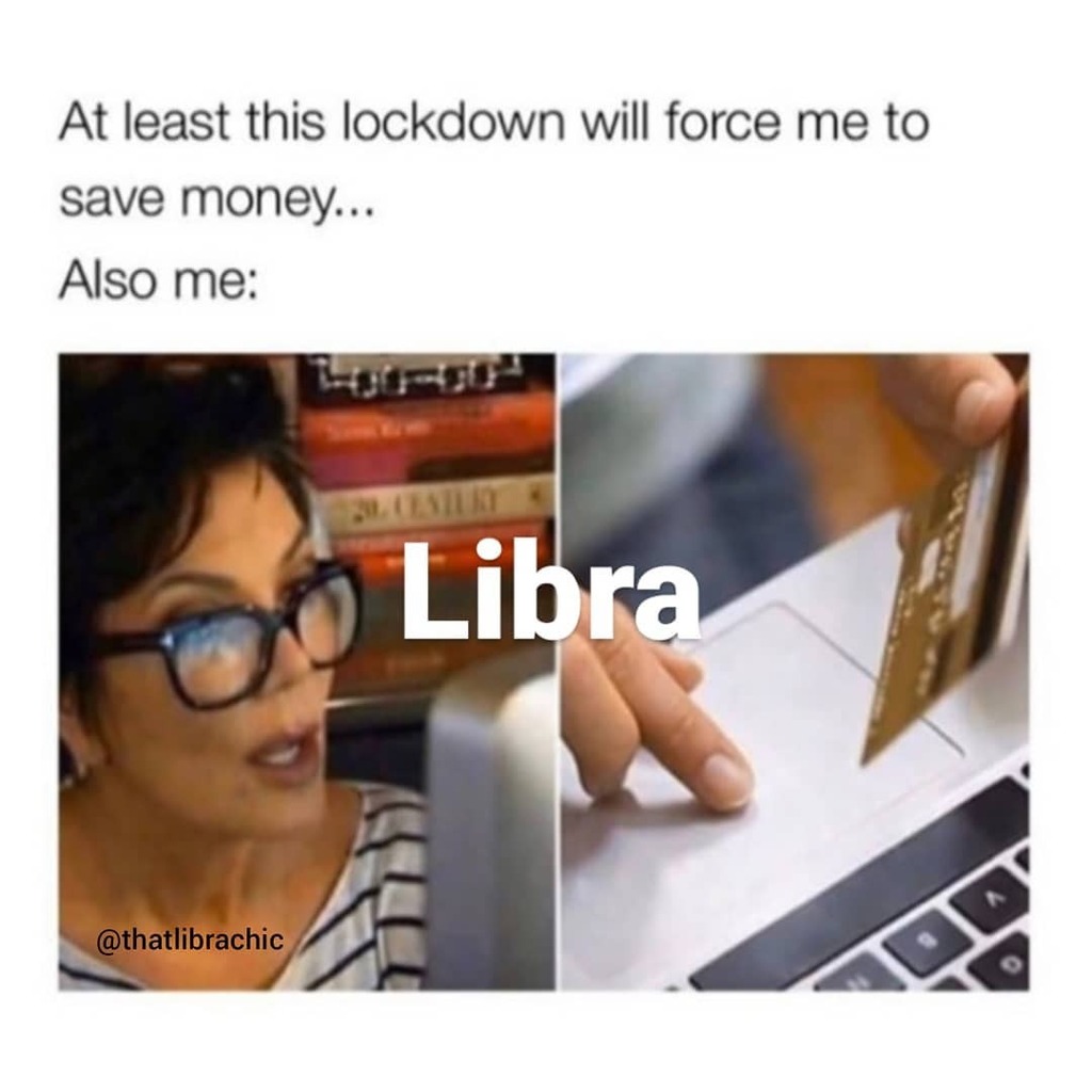 thatlibrachic's tweet photo. Libras I know you've been up since 2am adding to cart...let's argue 💻💸💳🥴♎
•
•
#libramemes #libraseason #libraseason #librabelike #libra #teamlibra #libragang #libraquotes #librahoroscope #astrologypost #libraastrology #airsigns #astrologysigns #libralove #compatibility… https://t.co/phtNcWW1Q7