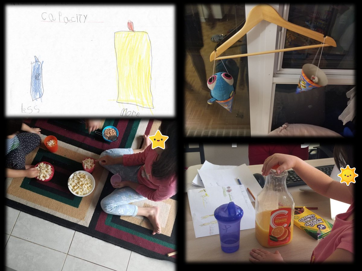 Hands-on science: exploring weight and capacity at home #remotelearning