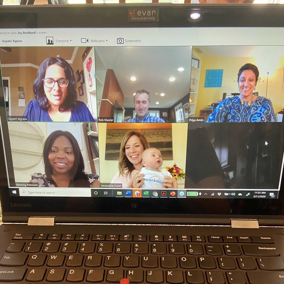 hicks426's tweet photo. Great conversation on @MothersMonday about navigating work and parenthood in a pandemic. It’s informative but also validating. #yepitshard #Covid_19 #MothersMonday https://t.co/sYv9esYBHr