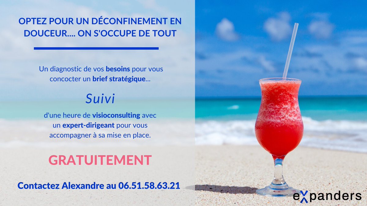 HelloExpanders's tweet image. Le #Deconfinement  c’est MAINTENANT ! 

Vous faites bien de scroller votre TL Twitter au lieu de répondre à cet email reçu à 11h17. 

Besoin d’un petit coup de pouce pour la reprise? 
Excellent. 
Expanders et son armée d’experts sont prêts et n’attendent que votre appel.