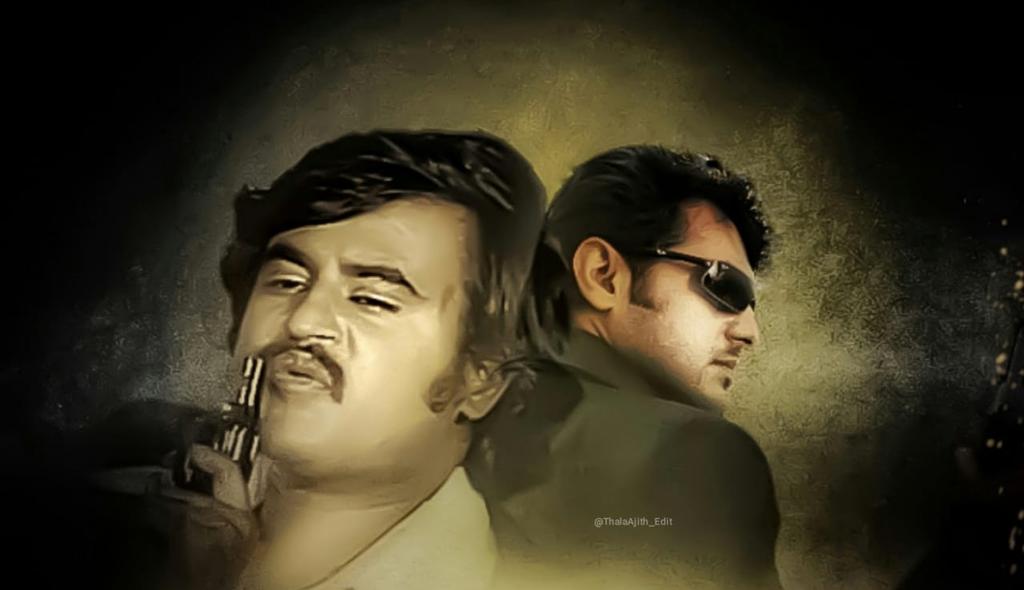 ManeesMankatha's tweet photo. There Are Two Billa's 😎 Superstar Ultimate Star 

#Thalaivar &amp; #Thala 💥💥

#Annaatthe #Valimai https://t.co/zfmdWZXa74