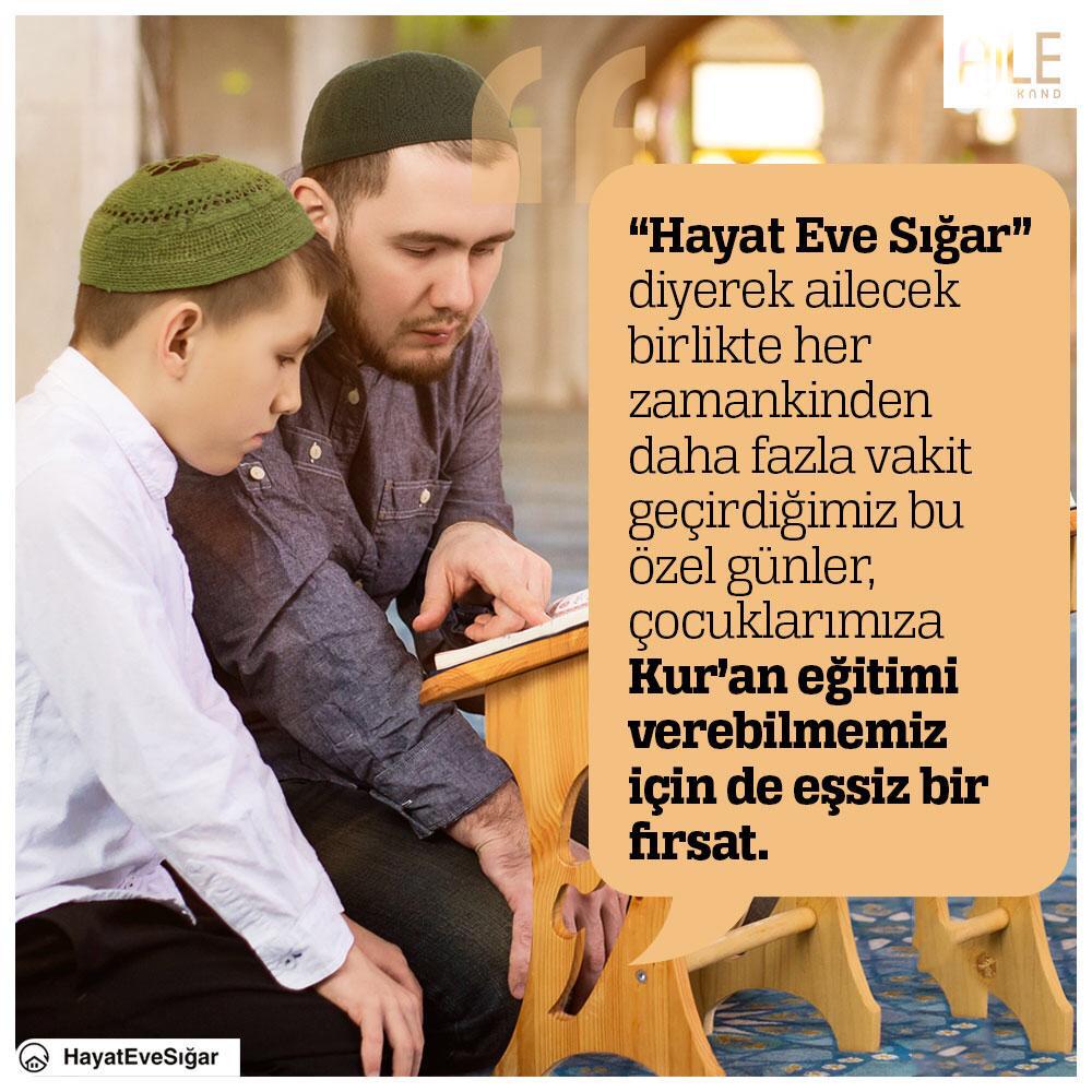 @Semerkand_Aile #HayatEveSığar diyerek ailecek birlikte her zamankinden daha fazla vakit geçirdiğimiz bu özel günler, çocuklarımıza Kur'an eğitimi verebilmemiz için de eşşiz bir fırsattır.
Kadir Gecemiz Mübarek Olsun...
#Ramazan #KadirGecesi https://t.co/oTjYHXDwQK