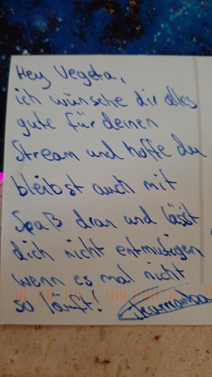 DwVegeta's tweet photo. Danke für die tollen worte @eikarrramba ! https://t.co/QmnhCZ6z2Z