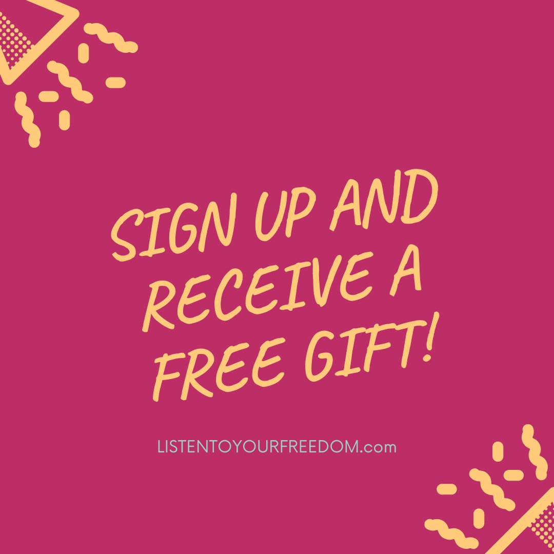 ListenFreedom's tweet photo. Sign up and receive Jini’s 7 Freedom Steps to begin your journey today.
https://t.co/8zHBnqiBch
#listentoyourfreedom #freedomjourney #digital #entrepreneur https://t.co/YBehVEOeWQ
