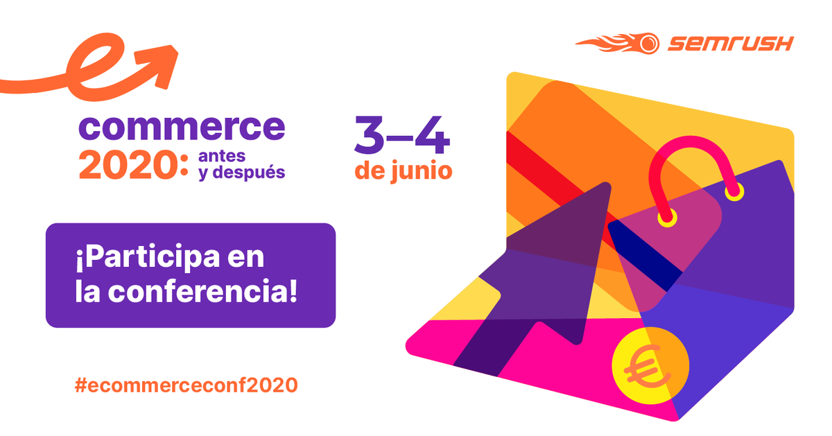 cinacio06's tweet photo. 🚀 RECOMENDADO: E-commerce 2020: antes y después ¡Adapta tu negocio a la realidad!

@semrush_es lanza una conferencia virtual y 100% gratuita con grandes profesionales y empresas del #ecommerce - Mira aquí 👉 https://t.co/7M2hVieYeP 

 #ecommerceconf2020 #MarketingDigital https://t.co/HBr2WmOdK3