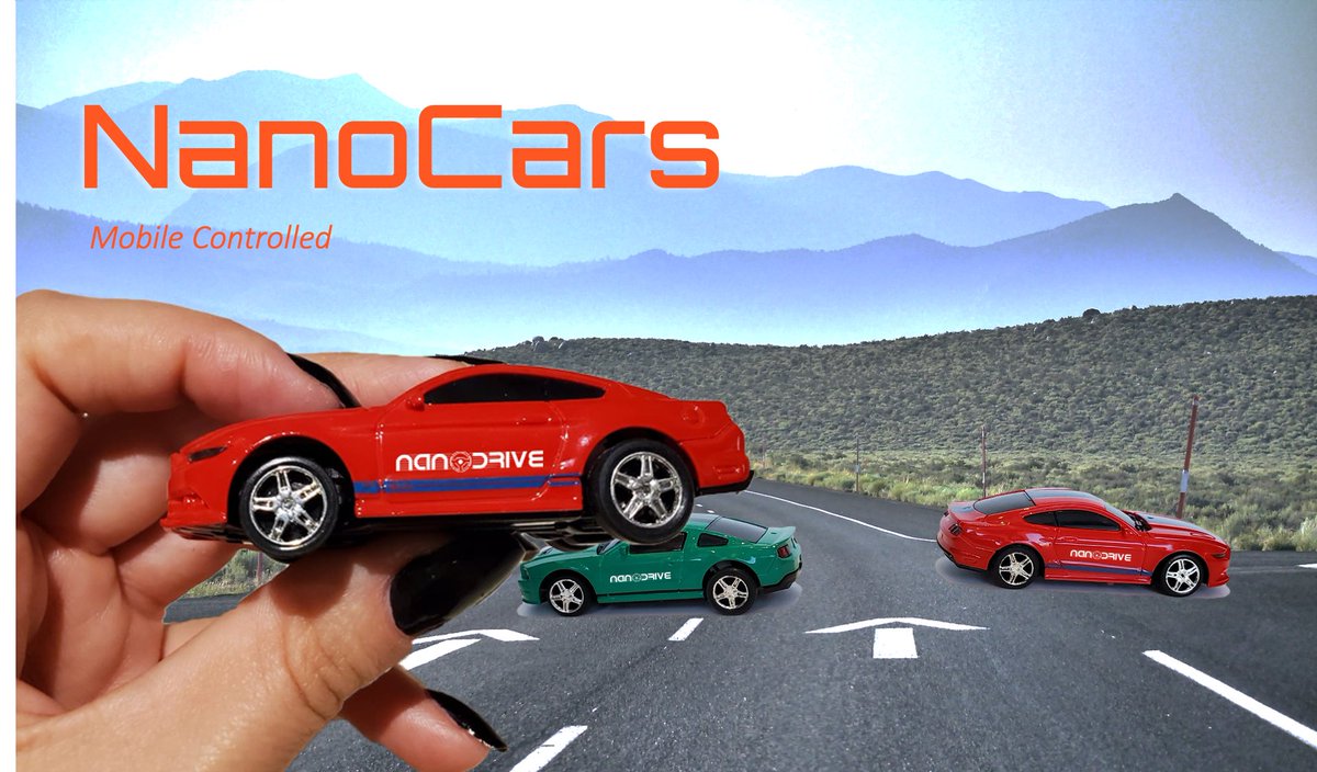 Nanodrive1's tweet photo. NanoCars - Mini cars controlled by phone!
#rccars #racingcar #nanodrive #mobilecontrolled #tinycars #rc #minicar #smarttoys #Racing #rcgames #mobilecontrolled https://t.co/jCRQY7AJHx