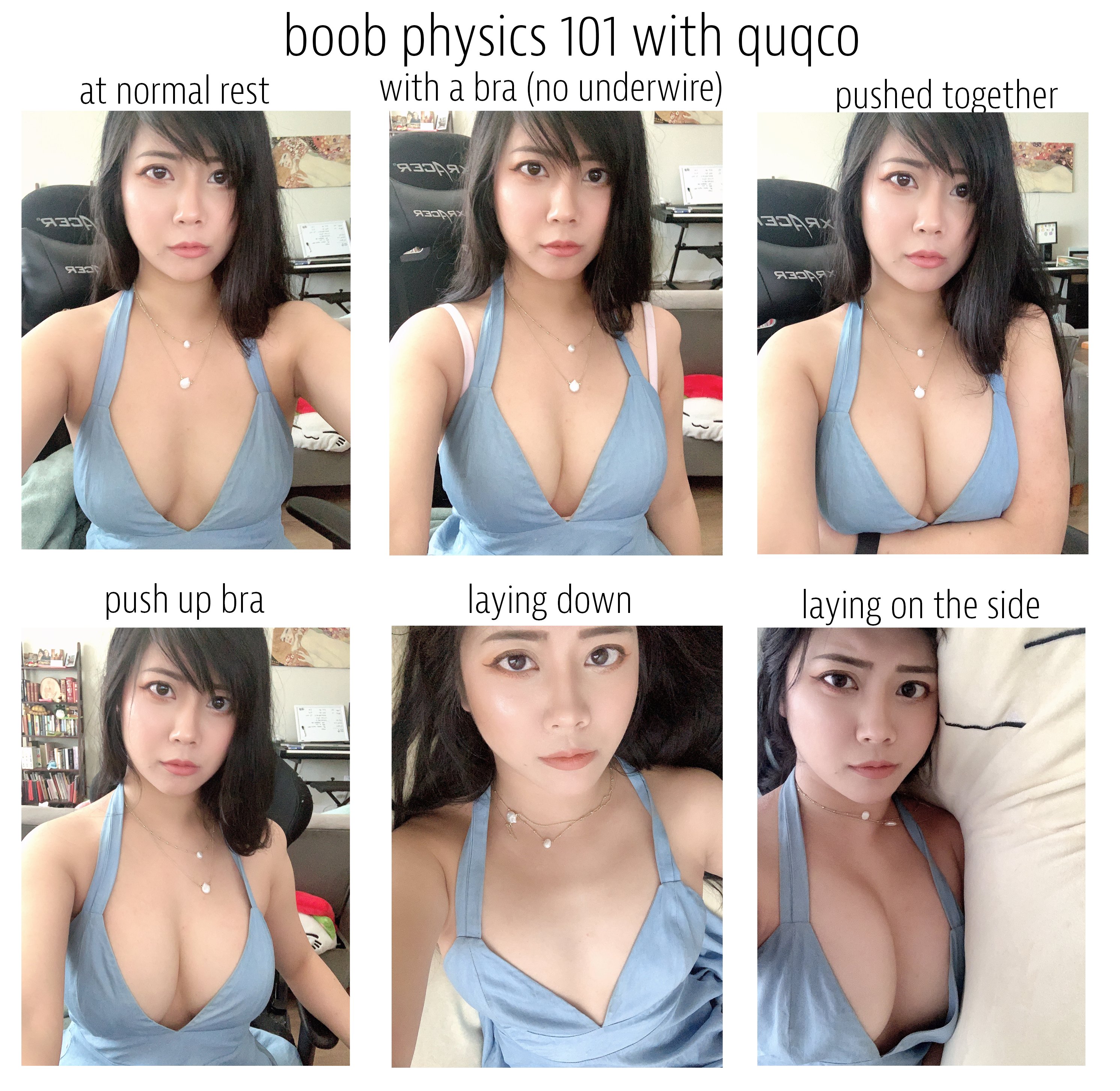 quqco on X: boob physics 101 for artists: boobs are piles of fat