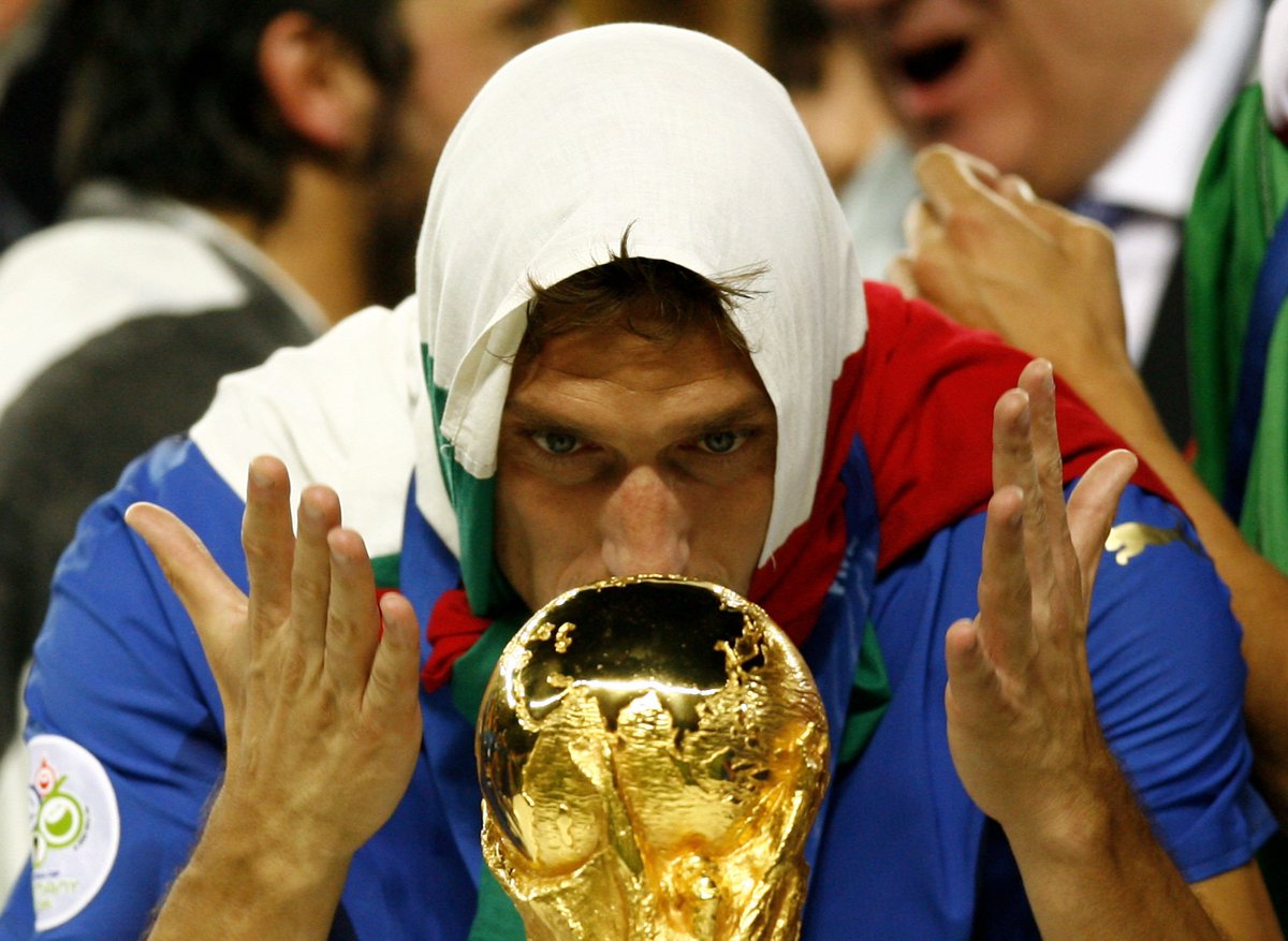 Throwback to when Francesco Totti won the World Cup with Italy and