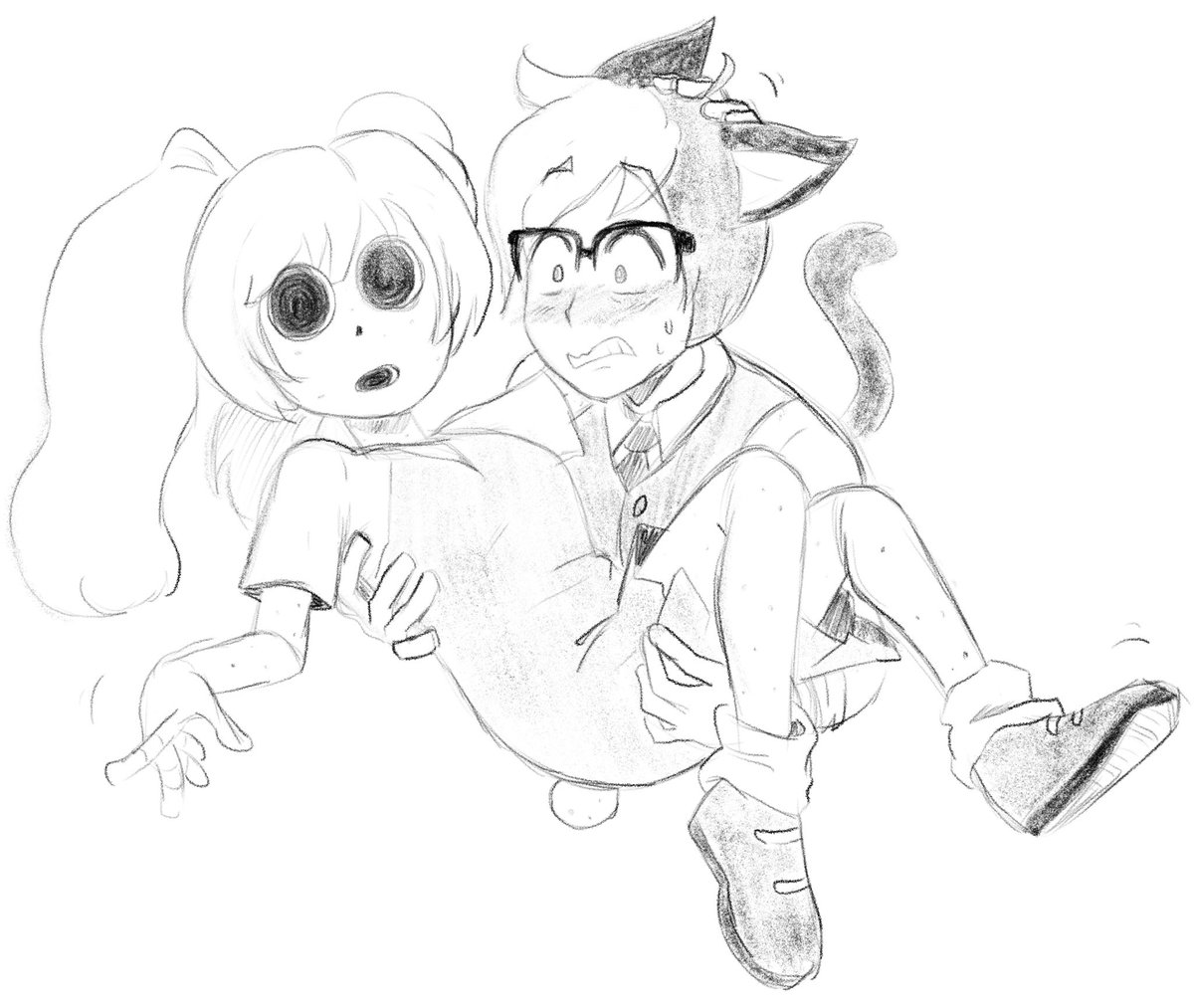 I drew this one without sleep for 24+ hours so excuse the proportions, but I still love them 