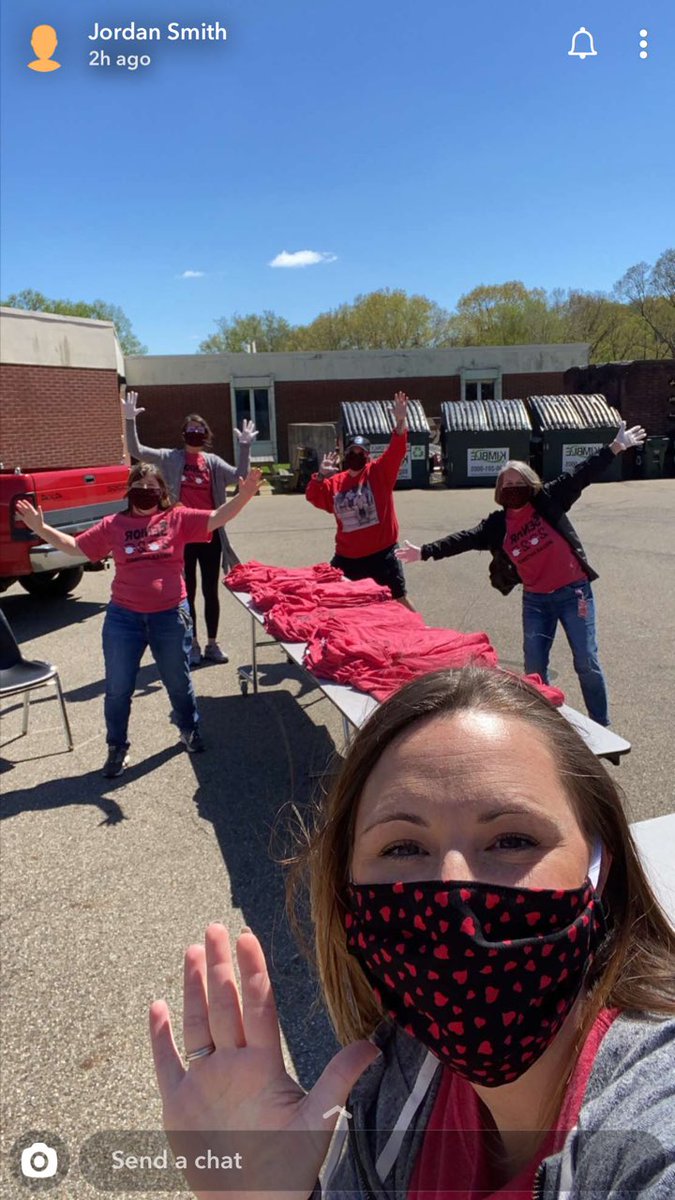 Skins_CHS's tweet photo. Distributing Cap and Gowns to seniors looked a bit different this year, but now they are all set for Graduation Day! #coshoctonpride https://t.co/FXEh0xwnGH