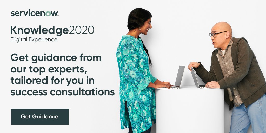WeUseServiceNow's tweet photo. ServiceNow subject matter experts are available to talk about upgrades, implementing @ServiceNow, #NowCreators, the Customer Success Center, Now Learning, and more! https://t.co/9FHW4Ohtje #Know20 https://t.co/3axo0dgACk