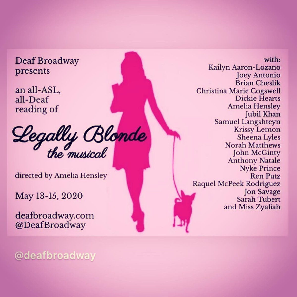 JonLenoisSavage's tweet photo. I had too much fun with #deaftalent by reading of Legally Blonde the Musical. My role was Elle’s father, Mr. Winthrop as Head of Admission and TV reporter. Watch on THIS Wednesday by get the link by @deafbroadway!
#deafbroadway #aslcontent #asl #americansignlanguage https://t.co/R14PsTYcJq