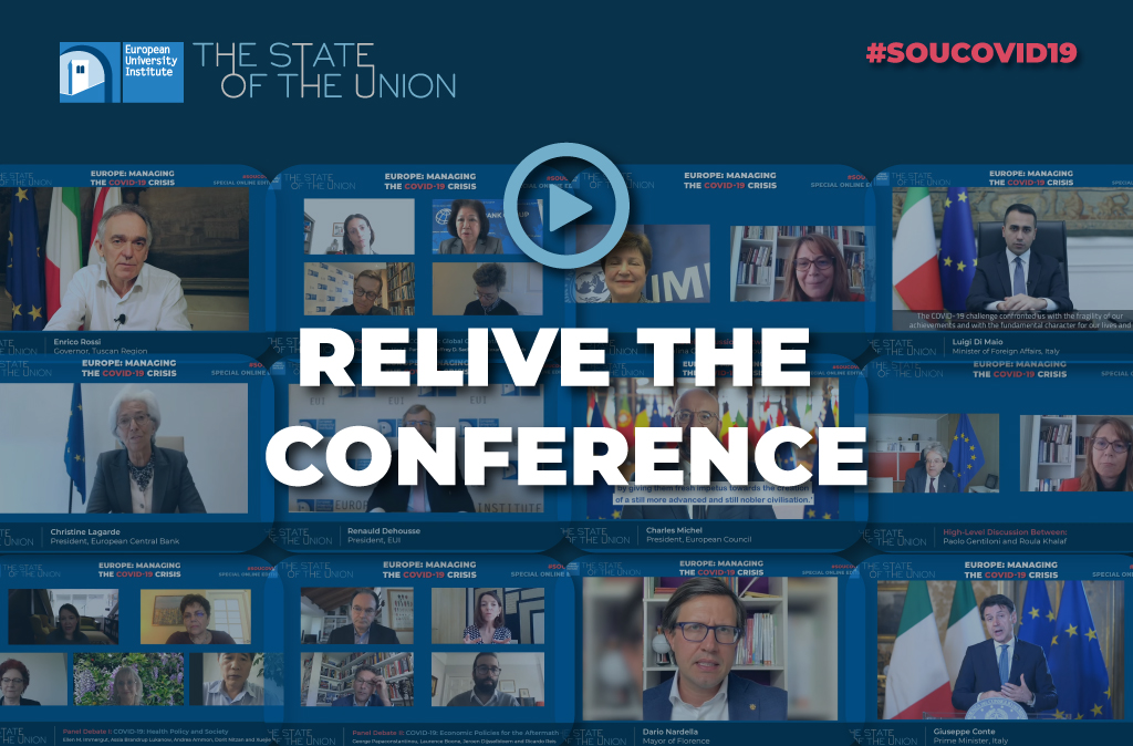 Watch all individual interventions and panel debates of this year's special online edition of the @EuropeanUni The State of the Union. 

📺stateoftheunion.eui.eu/video-recordin… #SOUCOVID19 #COVID19